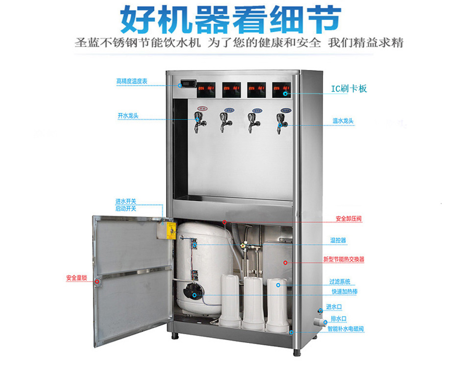 校園刷卡飲水機,學校刷卡開水器