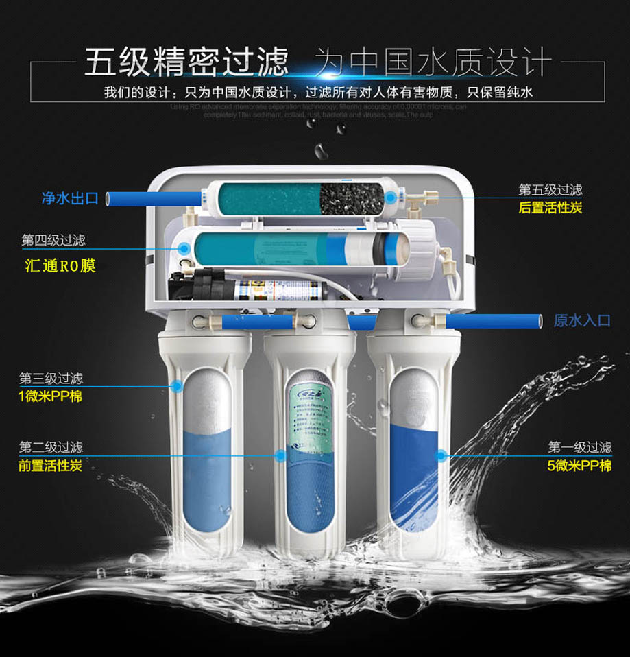 RO反滲透直飲水機,不銹鋼飲水平臺